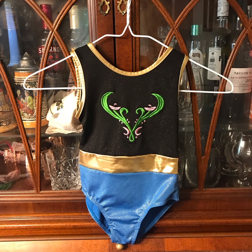 Girl’s Frozen/Anna Inspired Leotard Size 4